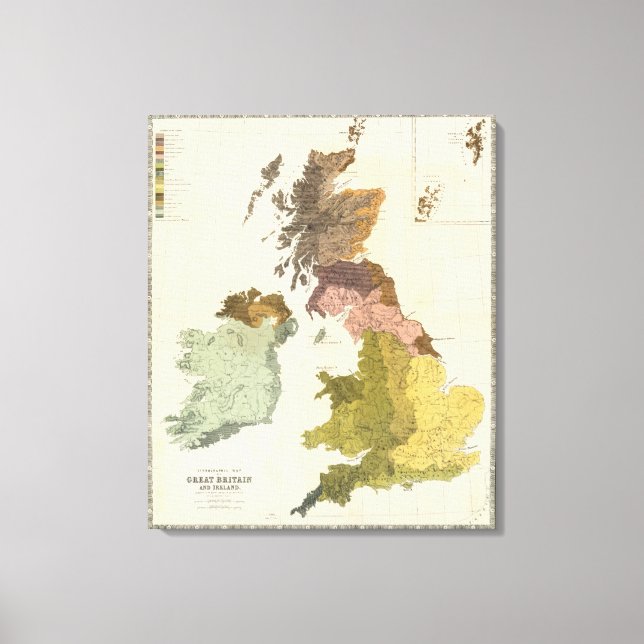 Etnografi, Gt Brit, Irland Canvastryck (Framsida)