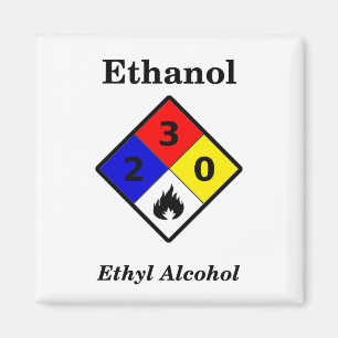 EtOH säkerhetsdatablad Varningsymbol Magnet