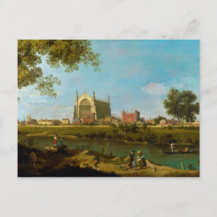 Eton College av Canaletto (1754) Vykort