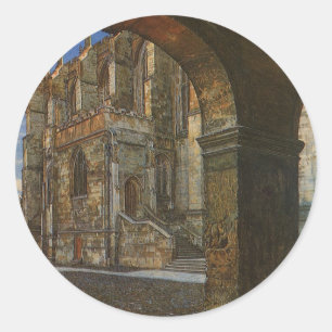Eton College Chapel av Anna Alma Tadema Runt Klistermärke