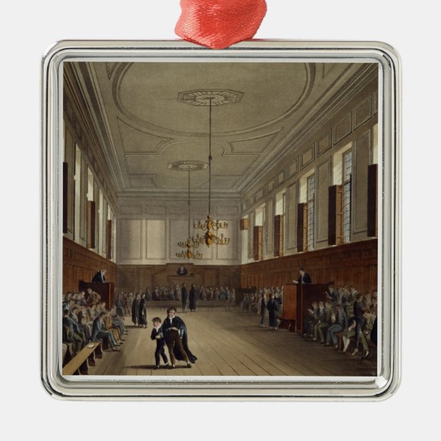 Eton skolar rum, från "historia av den Eton Julgransprydnad Metall (Framsidan)
