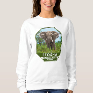 Etosha nationalpark Namibia Elephant Watercolor T Shirt