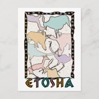 Etosha-vykort Vykort