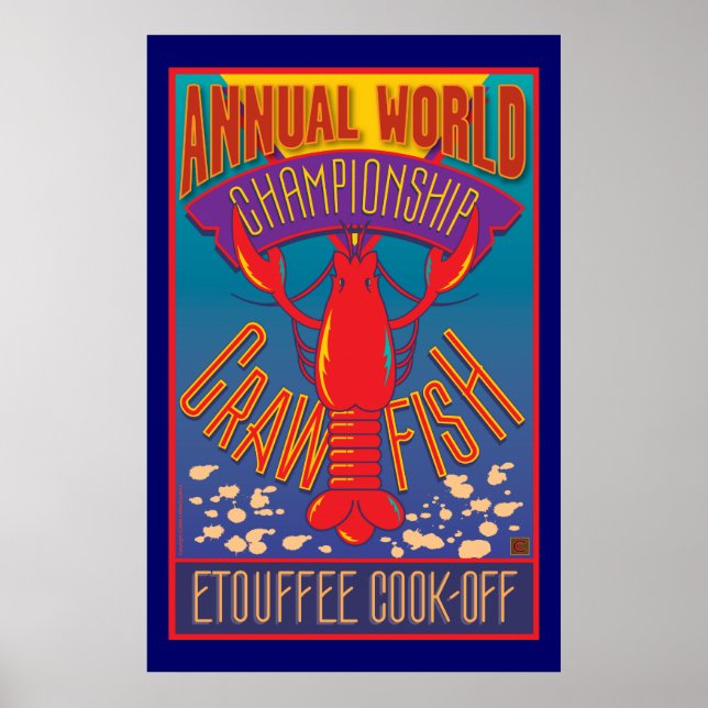 Etouffee Cook-Off-Poster Poster (Framsidan)