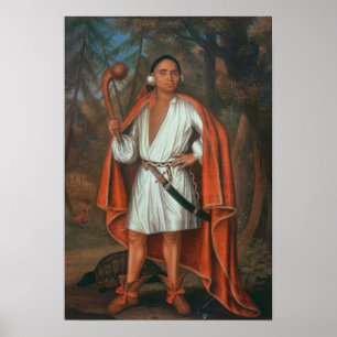 Etow Oh Koam, Kung vid floden Nations, 1710 Poster