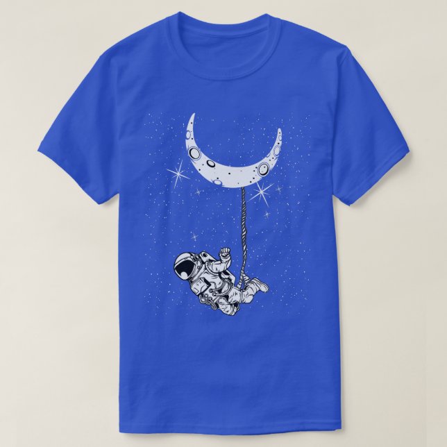 Etreme sportastronauter i rymden Astronaut Bungee T Shirt (Design framsida)