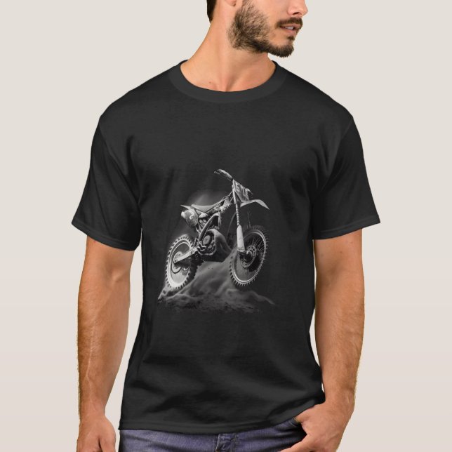 Etreme Sports Fans Etreme Sports Motocross Bike bo T Shirt (Framsida)