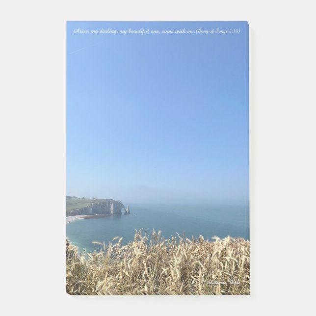 Étretat Cliffs, Frankrike Post-it Block (Framsida)