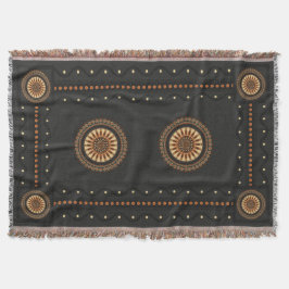 Etruscan Bucchero-stil Throw Blanket Filt