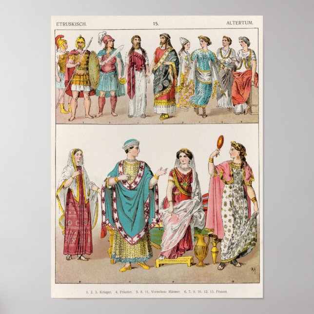 Etruscan Dress Poster (Framsidan)