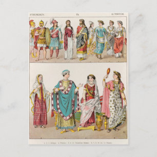 Etruscan Dress Vykort