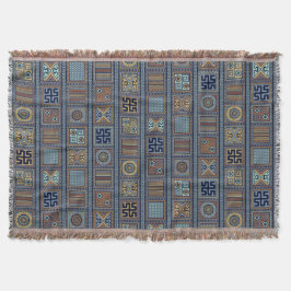 Etruscan Enigma Throw Blanket Filt