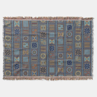 Etruscan Enigma Throw Blanket Filt