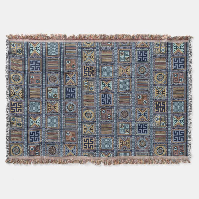 Etruscan Enigma Throw Blanket Filt (Framsidan)