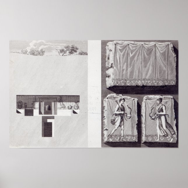 Etruscan Grav, c. 1780 Poster (Framsidan)