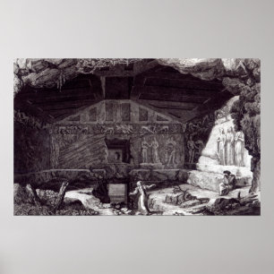 Etruscan Grav, c.1780 Poster