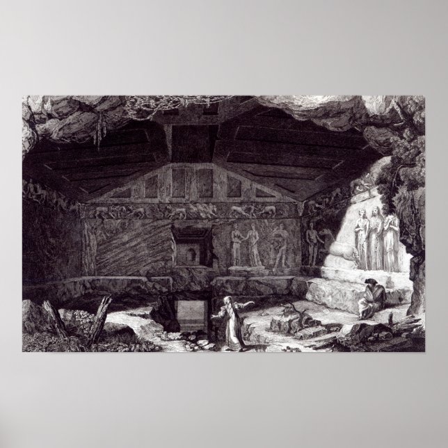 Etruscan Grav, c.1780 Poster (Framsidan)