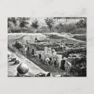 Etruscan Grav Vykort