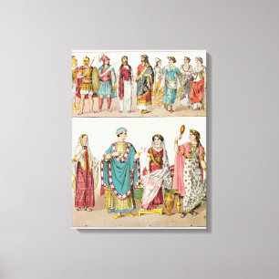 Etruscan klänning canvastryck