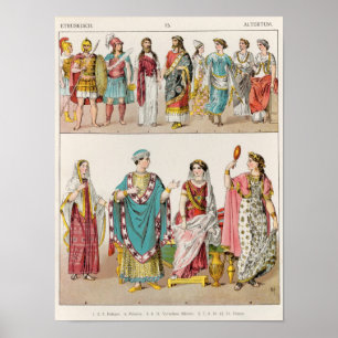 Etruscan klänning poster