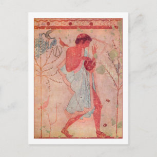 Etruscan Musician Vykort