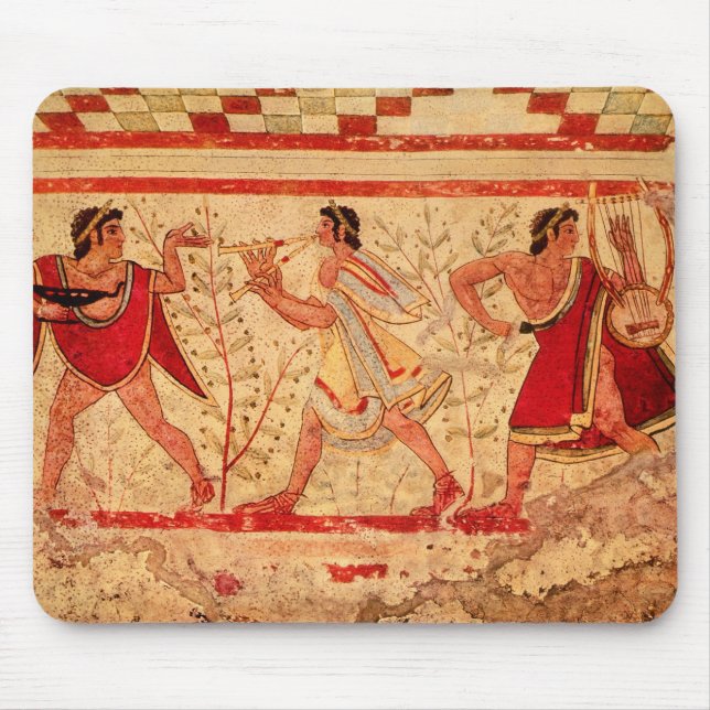 Etruscan musiker musmatta (Framsidan)