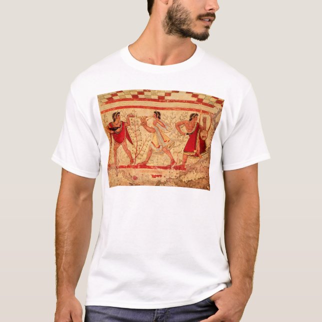 Etruscan musiker tee shirt (Framsida)