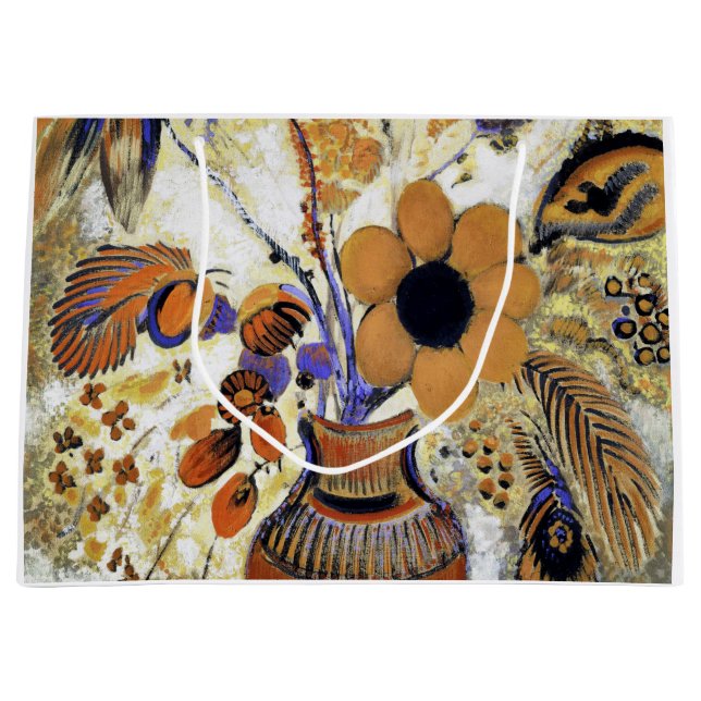 Etruscan Vas med Flowers, Redon (Framsidan)