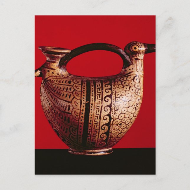 Etruskisk askos i form av en anka vykort (Framsida)
