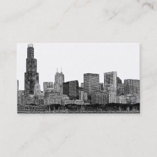 Etsad Chicago horisont Visitkort