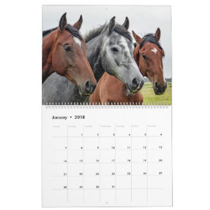 Etsy_Calender (häst) Kalender
