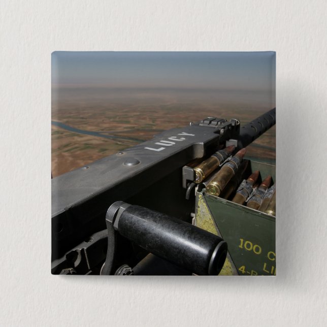 Ett 50 kaliber maskin-vapen knapp (Framsida)