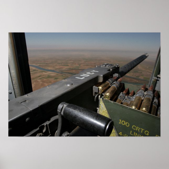 Ett 50 kaliber maskin-vapen poster (Framsidan)