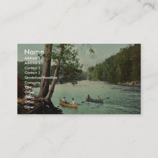 Ett Adirondack berg strömmer klassikern Photochrom Visitkort