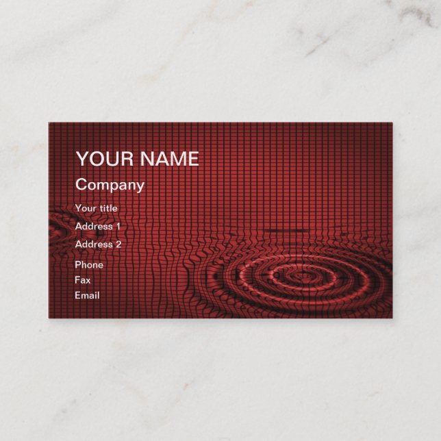 Ett affärskort för abstrakt som du kan anpassa visitkort (Framsida)