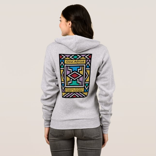 Ett Afrika – Ndebele – Sydafrika & Zimbabwe - T Shirt (Hel baksida)
