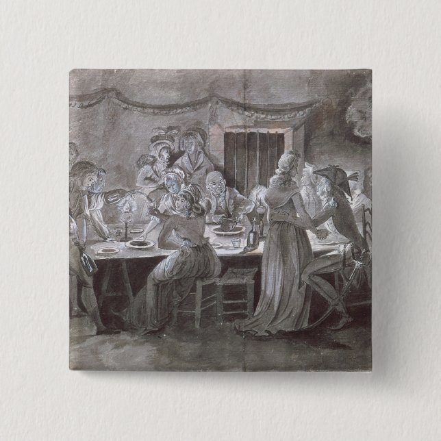 Ett aftonbröllopmål knapp (Framsida)