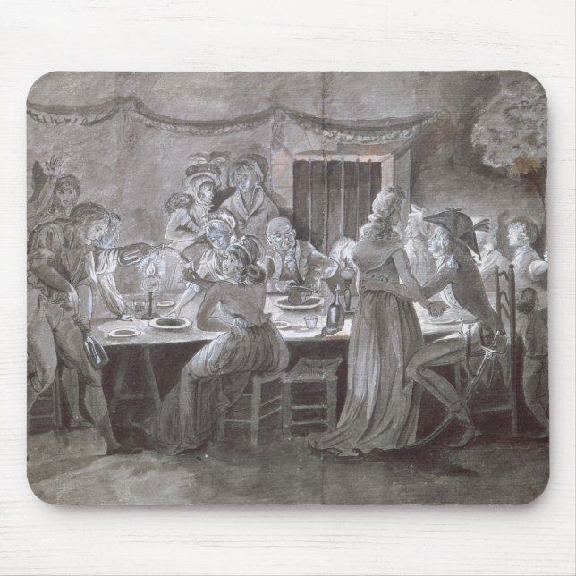 Ett aftonbröllopmål musmatta (Framsidan)