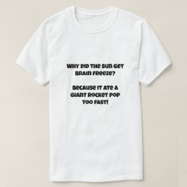 Ett AI-skämt om att äta glass i sol T Shirt
