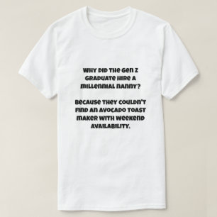 Ett AI-skämt om Gen Z T Shirt