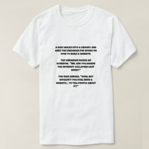 Ett AI-skämt om internets kollaps T Shirt