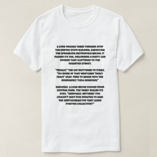 Ett AI-skämt om katter har dödat alla människor T Shirt