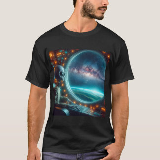 Ett alias Tittar ut till Space T-Shirt