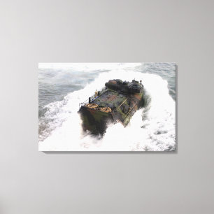 Ett amphibious anfallfordon 2 canvastryck