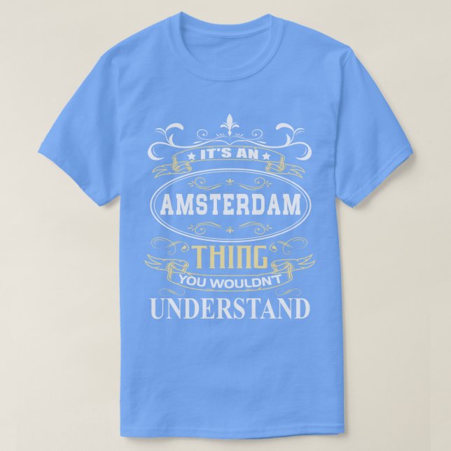 Ett Amsterdam som ni skulle förstå T Shirt (Design framsida)