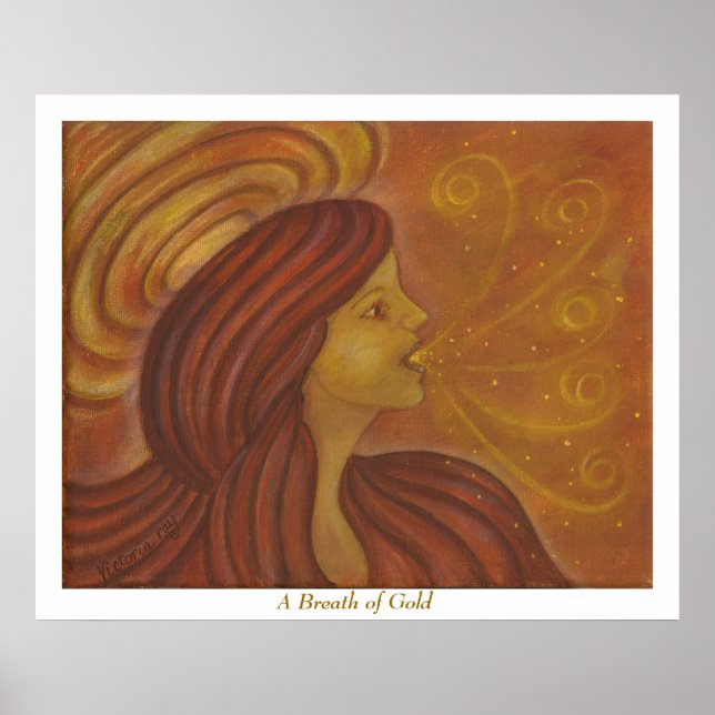 Ett andetag i Guld Poster (Framsidan)