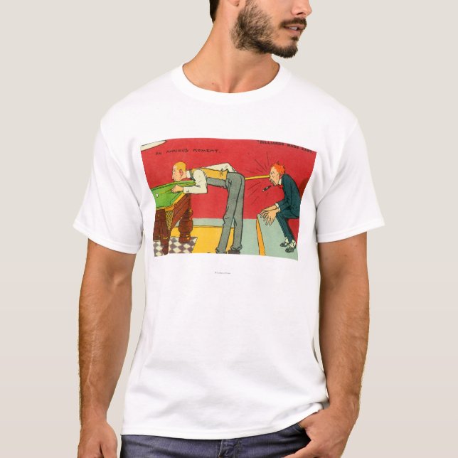 Ett angeläget ögonblick bassängstickreplik som t shirt (Framsida)