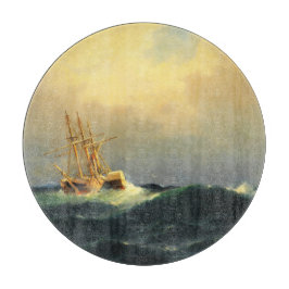 Ett ångskepp i en storm i Atlanten