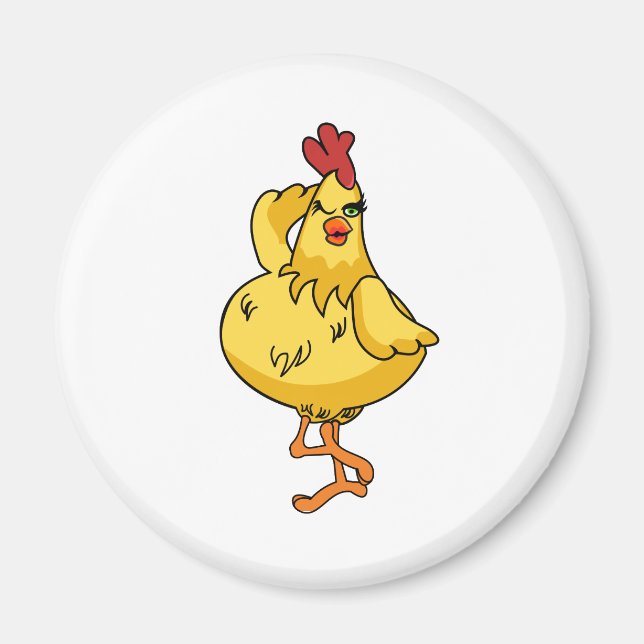 Ett annat mycket fånig Chicken Magnet (Framsidan)
