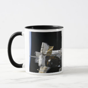 Ett anslutit Soyuz rymdskepp Mugg